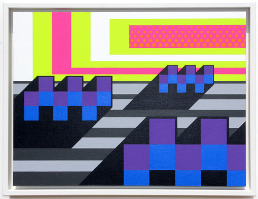 abstract geometric painting