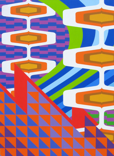 abstract graphic painting