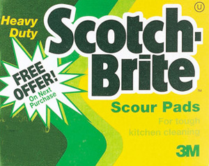 scotch brite scouring pad by 3m