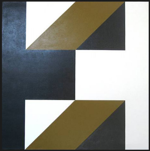 Frederick Hammersley's In Two the Fray, #5 1978
