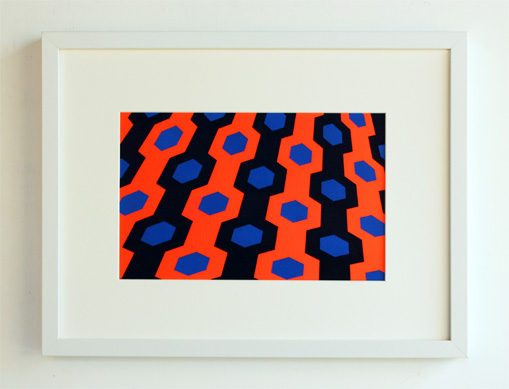 geometric framed art