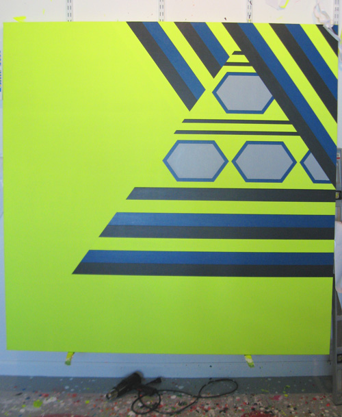 New abstract painting The new abstract painting Acid Battleship Amylase