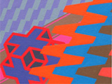 New painting: Improvised Geometric Composition, November 2011