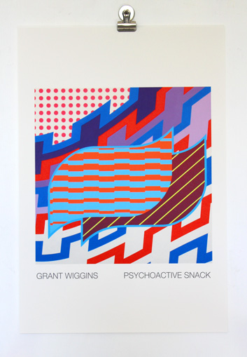 'Psychoactive Snack' Unframed Print by Grant Wiggins