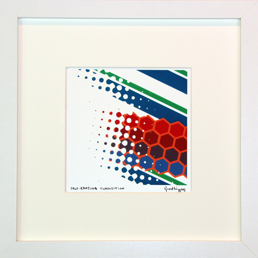 Self-Erasing Composition Framed Print by Grant Wiggins
