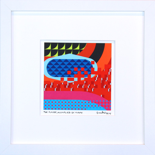 'The Future, Multiplied by Today' Framed Print by Grant Wiggins