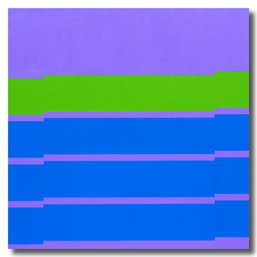 purple minimalist painting by grant wiggins