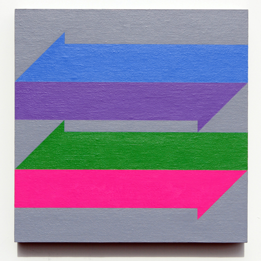 hard-edge acrylic painting